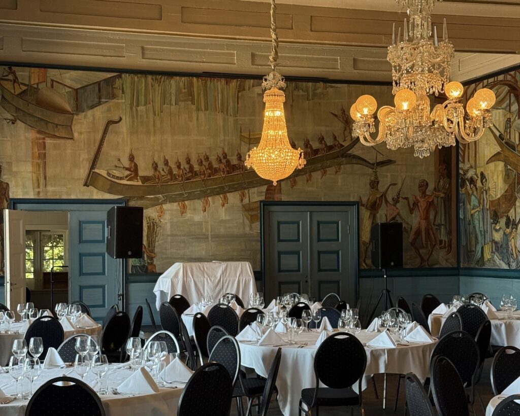 selskap på roklubben selskapslokale på bygdøy