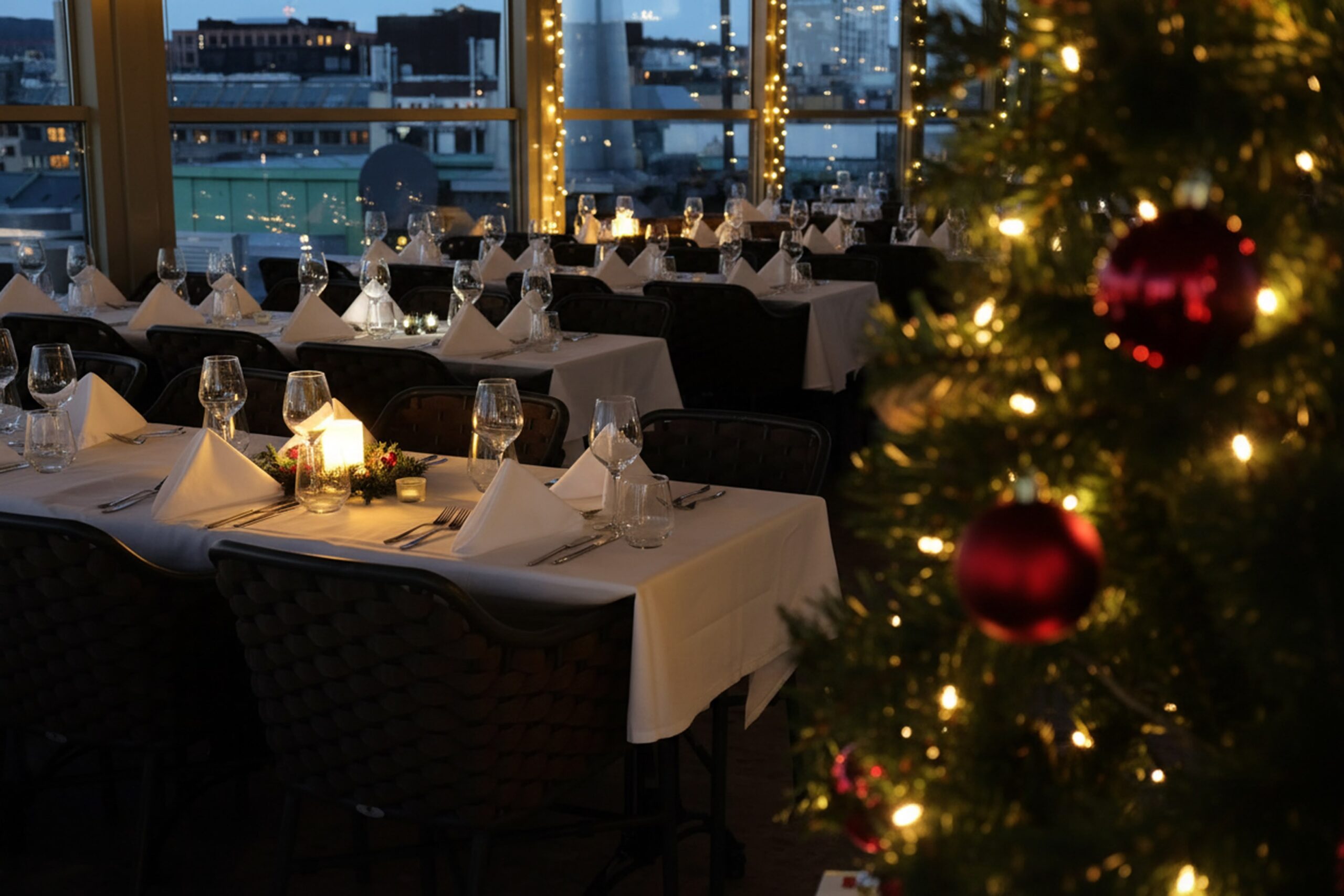 julebord på s4 rooftop