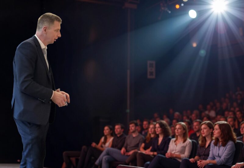 Inspirerende kickoff med Denis Stone – foredragsholder, konferansier og tryllekunstner